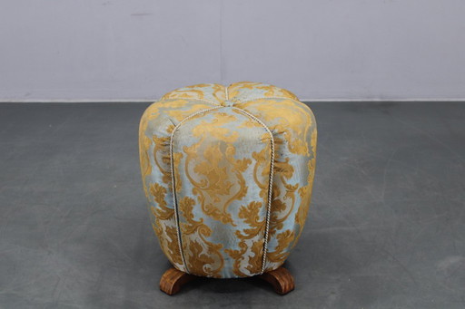 Tabouret Art Deco degli anni '40, Cecoslovacchia