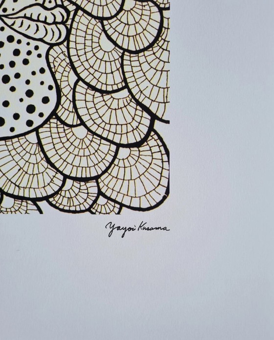 Image 1 of After Yayoi Kusama, Self Portrait, Lithograph, 1990s