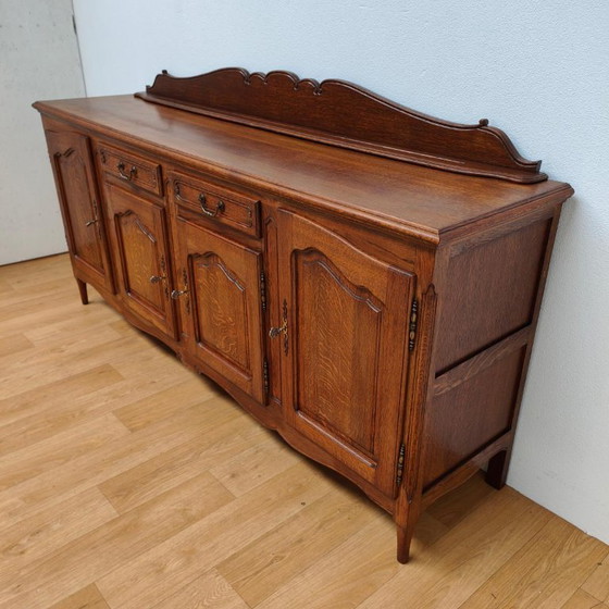 Buffet, commode, meuble mural de style Louis XV – Buffet bas, Wood (photo 6 of 20)