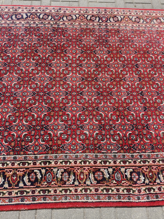 Vintage Handgeknoopt Perzisch Bidjar Tapijt – Iran – 305 x 200 cm – Vloerkleden en tapijten, Cotton, Wool (photo 9 of 15)