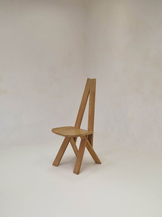 Model S45 Chlacc Wood Chair, Pierre Chapo, 1979 – Dining chairs (photo 15 of 17)