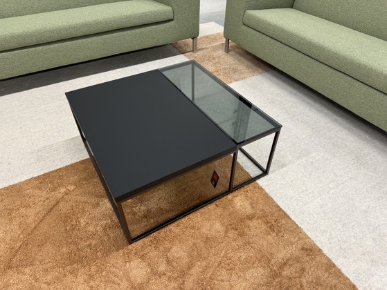 Rolf Benz 985 253 Coffee Table Oak Black Glass – Wood, Modern (photo 6 of 8)