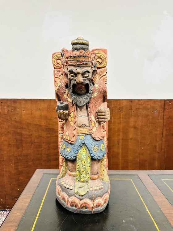 Statua Antica Balinese di Sacerdote Pendeta – Sculture, Legno (photo 2 of 14)