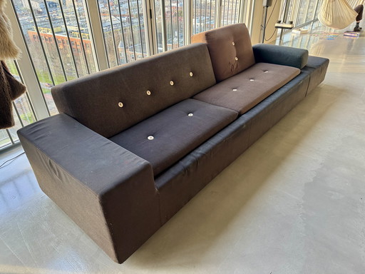 Vitra Hella Jongerius Polder Divano XXL/330 cm – Marrone Mix
