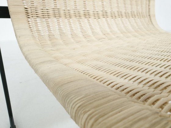 Image 1 of Gregorio Vicente Cortes and Luis Onsurbe Rattan Lounge Chairs for Metz and Co, Dutch Design 1961