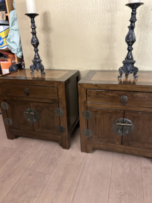 2 chinesische Schränke