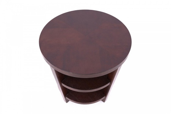 Image 1 of Runder Art-Déco-Tisch, Frankreich, 1930er Jahre.