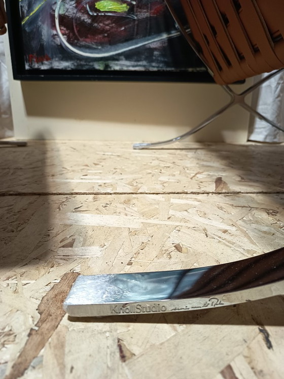 Image 1 of Sillones KNOLL Studio Barcelona (NUEVA Serie 2026) en piel natural (color coñac)