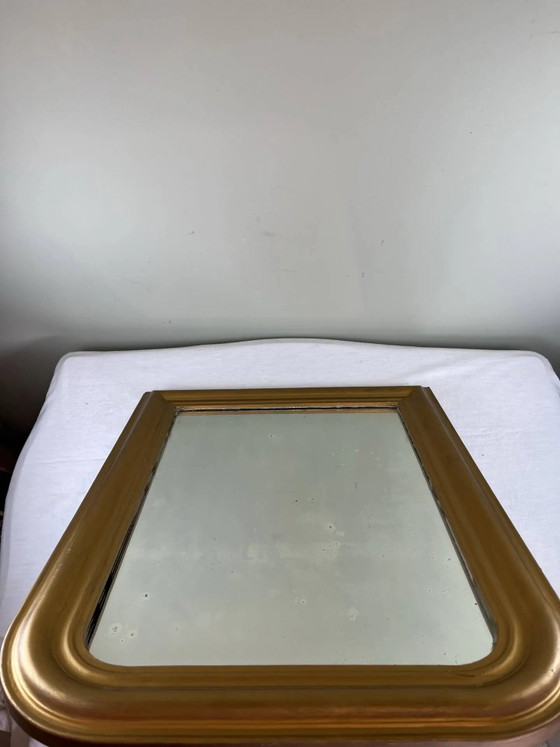 Antiker vergoldeter Spiegel aus dem späten 19. Jahrhundert. – Wood, Glass (photo 13 of 14)