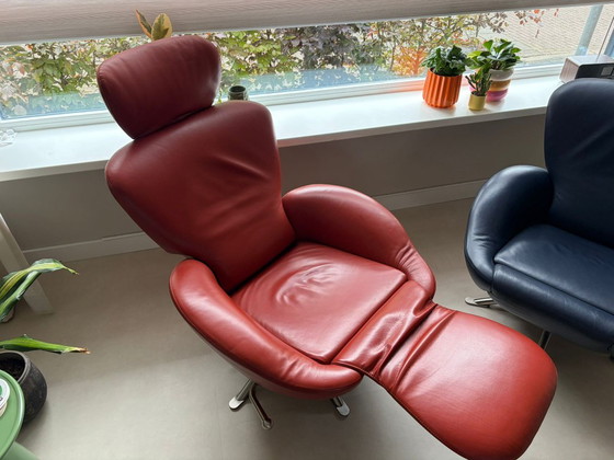 Cassina K10 Dodo – Set mit 2 Designerstühlen – Stühle und Loungesessel, Leather, Metal (photo 7 of 7)