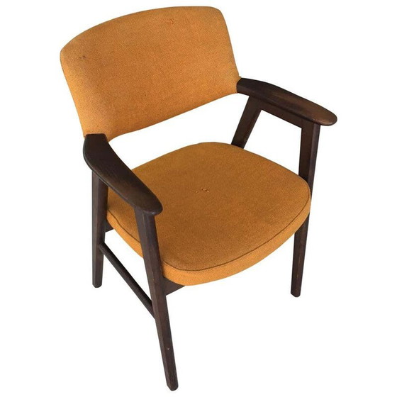 Image 1 of Vintage Desk Chair in Tanned Oak Erik Kirkegaard Danish 1960s