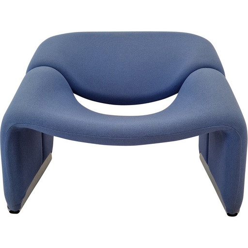 Silla vintage Groovy F598 en lana original de Pierre Paulin para Artifort, 1980