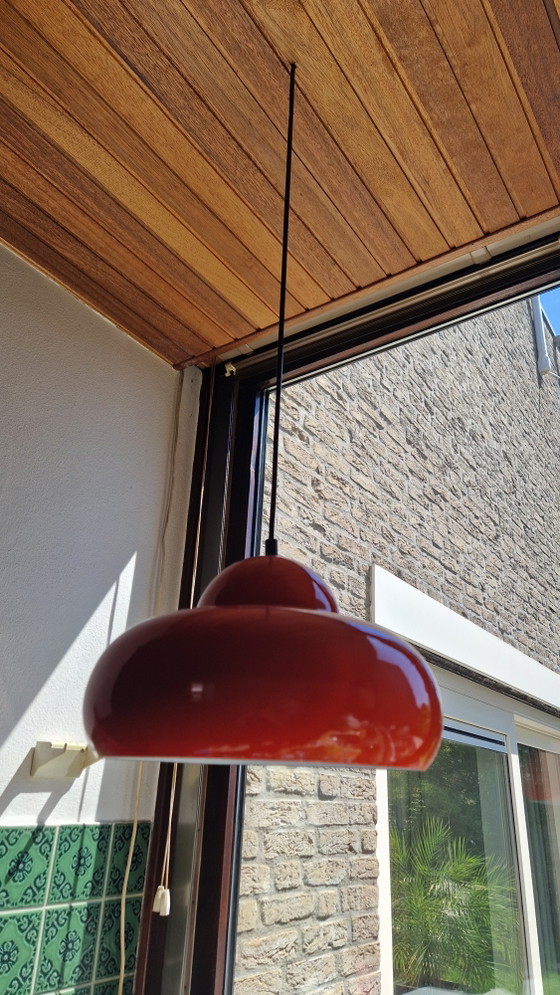 2 x Space Age Pendant Lamp – Glass (photo 3 of 9)