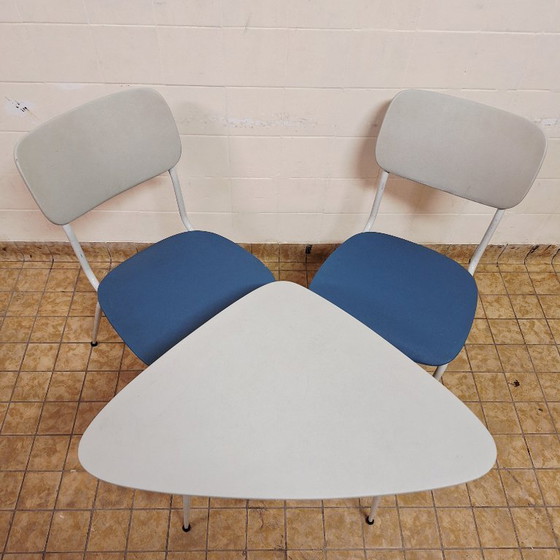 Image 1 of Ensemble de salon Rawi vintage rétro / Table et chaises / 3 pièces