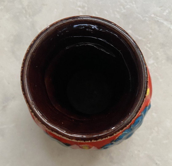 Image 1 of Vase Orange Bay modèle 86-14, années 1970