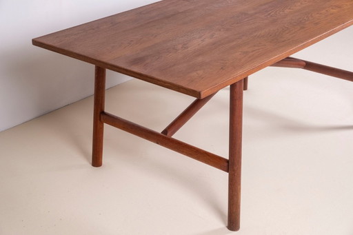 Dining Table in Oak by Danish Cabinetmaker, 1960s Denmark