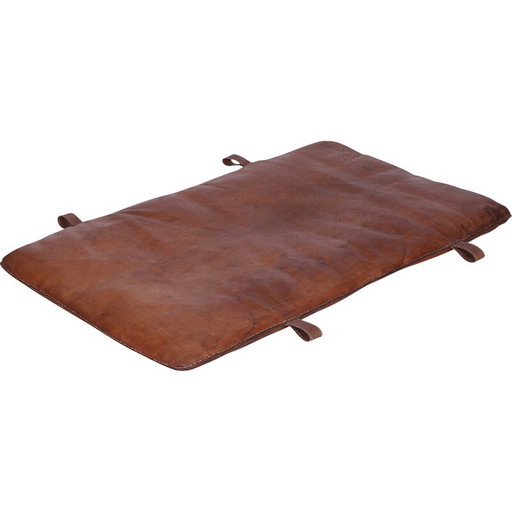 Tsjechische vintage leren turnmat B, jaren 1930
