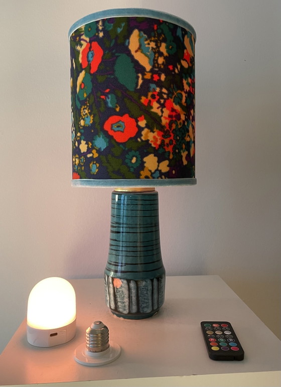 Image 1 of Lampada da tavolo senza fili realizzata in ceramica della Germania Ovest degli anni '60.