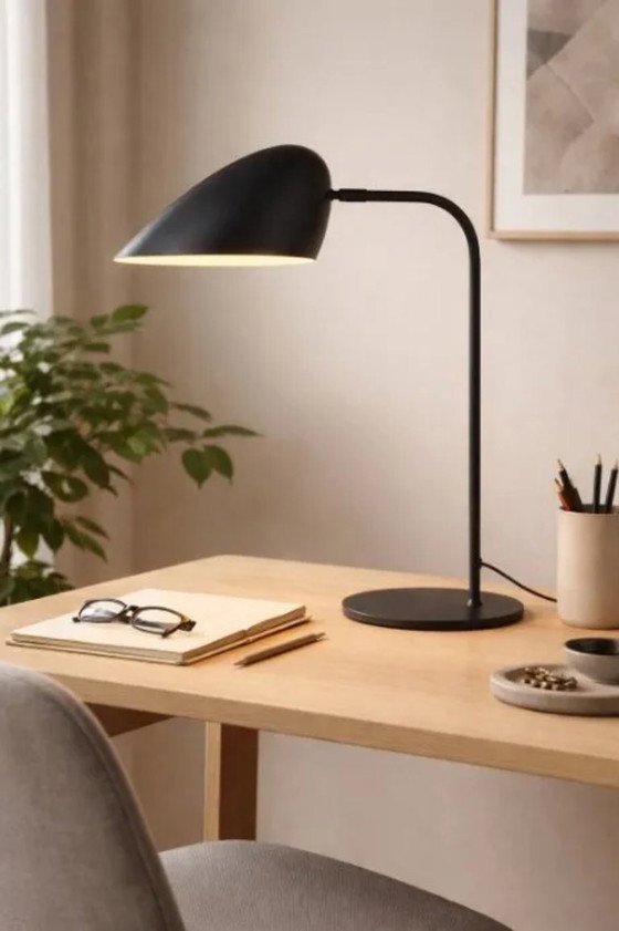 Image 1 of Frandsen Hitchcock Table Lamp Black