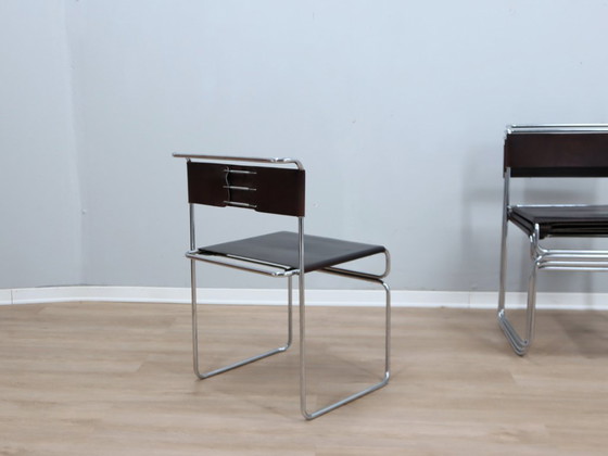 Image 1 of Set of 4 Giovanni Carini "Libellula" Chairs for Planula, Italy 1970s