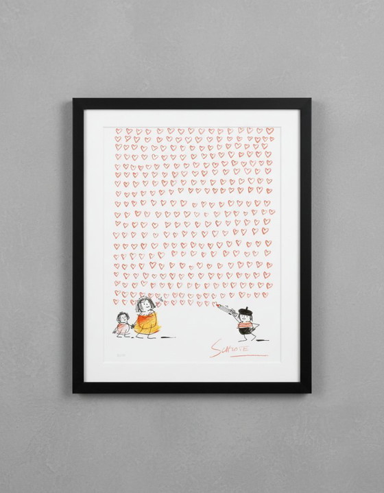 Image 1 of Schlote, Wilhelm - Heart wall - 3D construction - signed by hand