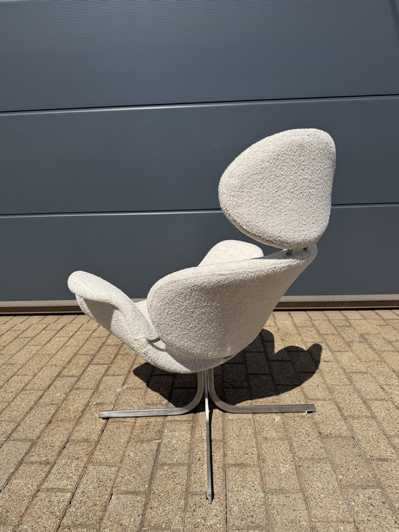 Image 1 of Artifort Big Tulip 1st edition Pierre Paulin in Beige/écru Bouclé 10/10!