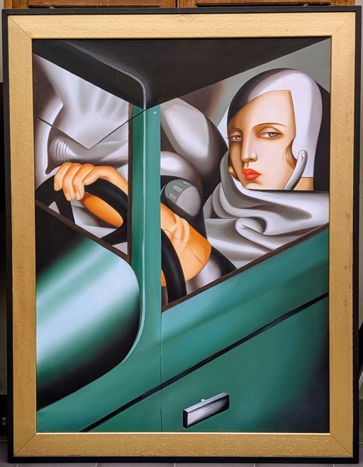 Large reproduction Tamara de Lempicka
