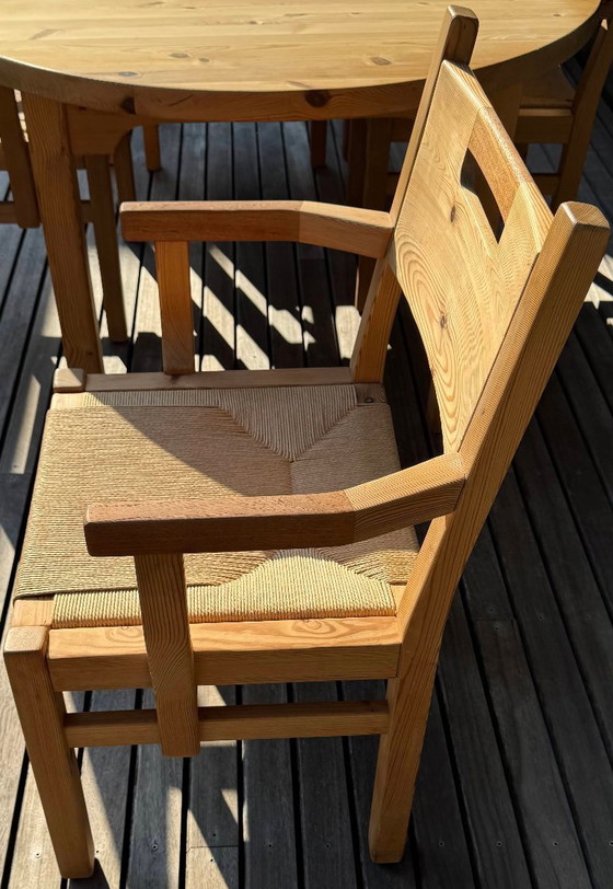 Image 1 of Set da pranzo Tage Poulsen/GM Møbler/CJ Rosengaarden