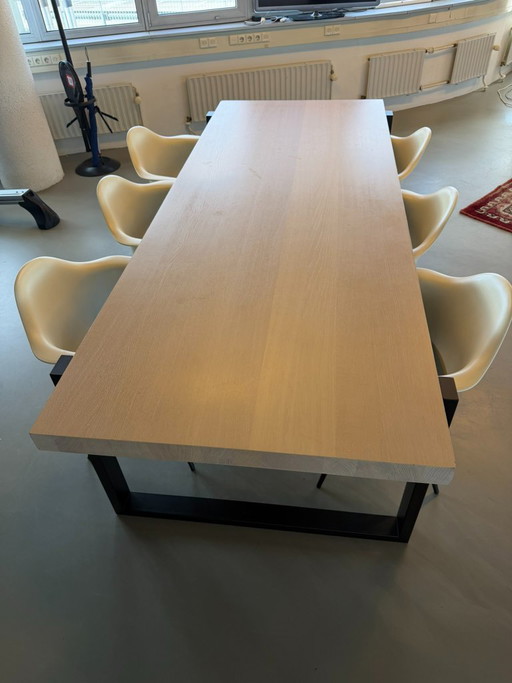Tavolo della piantagione Bert – Bert Plantagie, eettafels, Metal, Wood (photo 2 of 7)