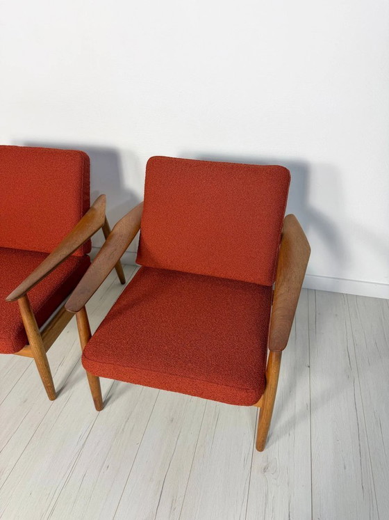 Image 1 of Fauteuil lounge vintage FD 164 en teck par Arne Vodder pour CADO, design danois, 1960