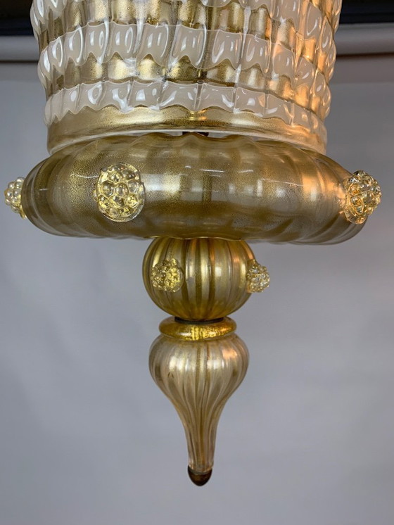 Image 1 of Archimede Seguso Pair of lantern 1950’s 