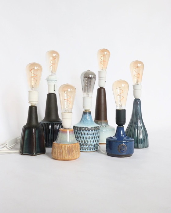 Image 1 of Vintage Soholm ceramic table lamp 1031 Danish design Einar Johansen