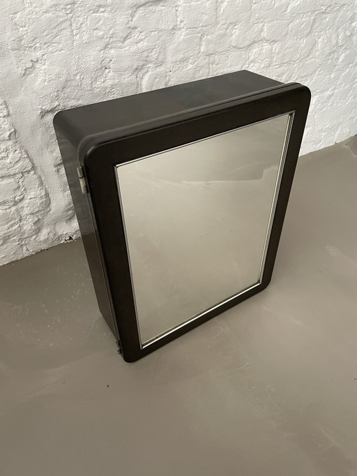 Vynco Luxe bakeliet jaren 60 spiegelkastje