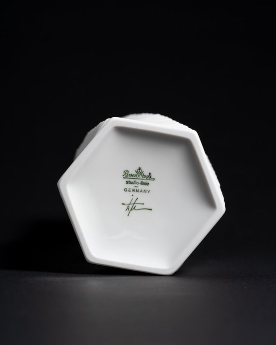 Image 1 of ROSENTHAL Studio-Line WERNER UHL Bisque Porcelain Vase Trio PISA Postmodernism