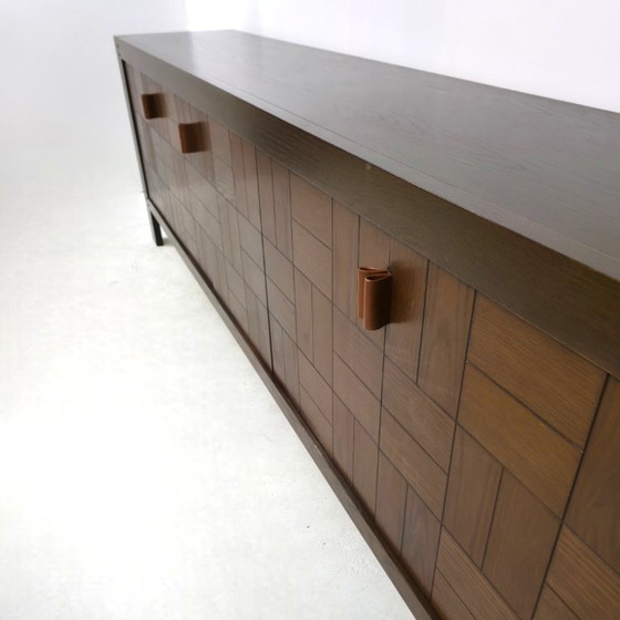Image 1 of Brutalist sideboard by Frans Defour 280 cm 70's design Moderna series