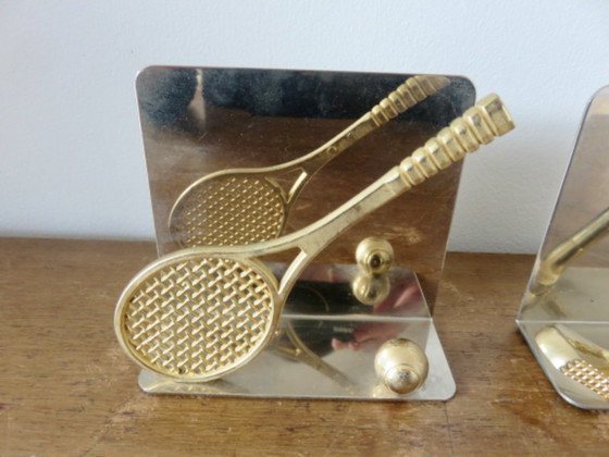 Image 1 of Sujetalibros "Tenis y Golf", 1970
