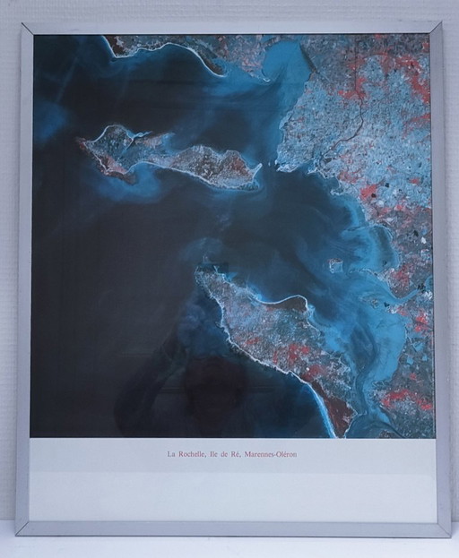 Visualizzazione del satellite Île de Ré, Marennes-Oléron, La Rochelle, CNES