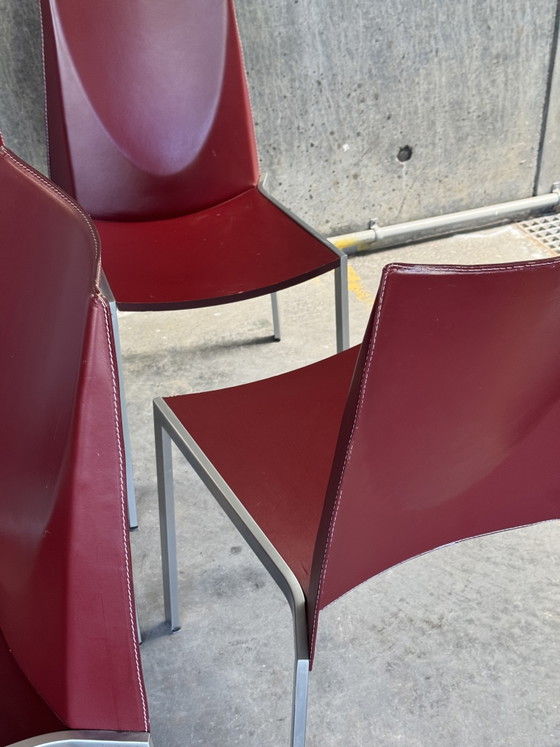 Image 1 of Juego de 4 sillas italianas posmodernas