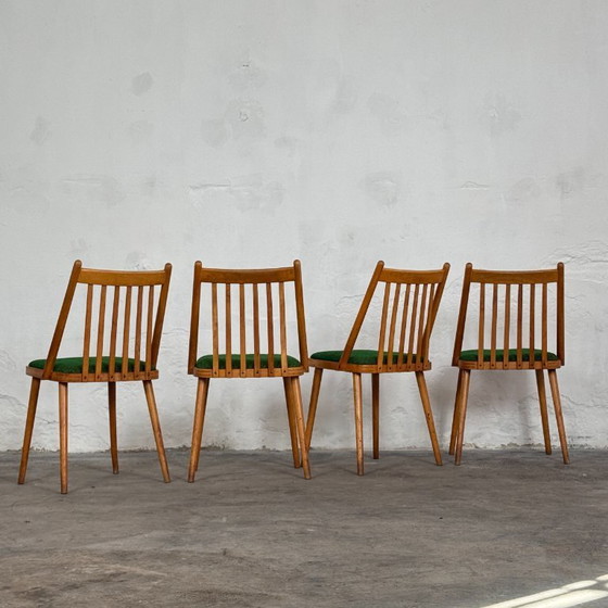 Image 1 of Chaises de salle à manger Frigyes Gabriel, ensemble de 4, années 1960 – Design hongrois