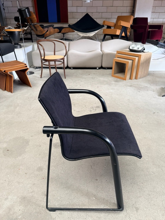 Thonet S320 chair, Wulf Schneider and Ulrich Böhme (stock: 2), Armchairs, Metal, Plastic, Black (photo 5 of 13)