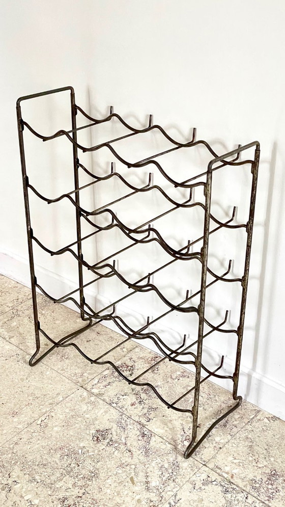 Image 1 of Portabottiglie in acciaio vintage