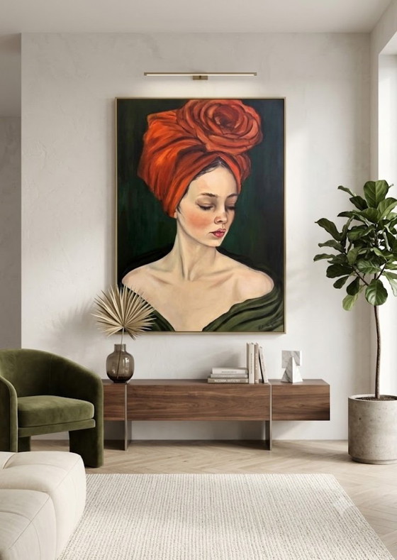 Woman's Flower – Paintings & Drawings, Canvas (photo 9 of 13)