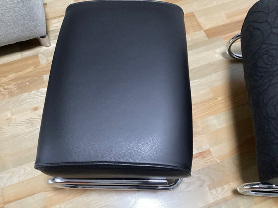 Image 1 of Relax fauteuil met poef