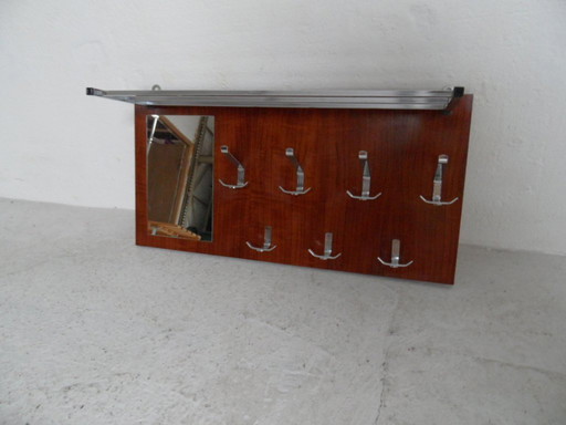 Vintage coat rack with mirror