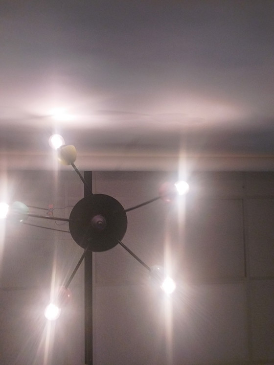 Image 1 of 1 lámpara sputnik italiana estilo stilnovo años 50