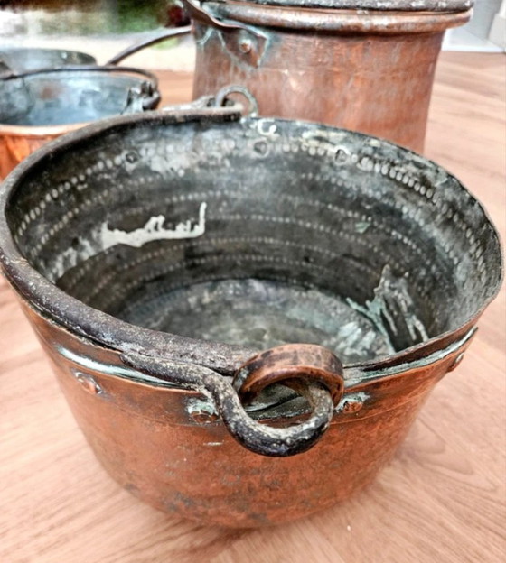 Image 1 of Prestige-Set, 14-teilig, Antik-Kupfer und Bronze, 14 kg, hochwertige Küchendekorationskollektion
