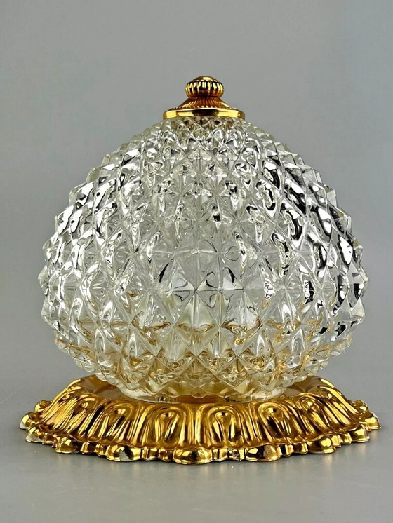 Image 1 of 60s 70s Wandlamp Plafondlamp Gaetano Sciolari voor Sciolari Messing Ontwerp 60s