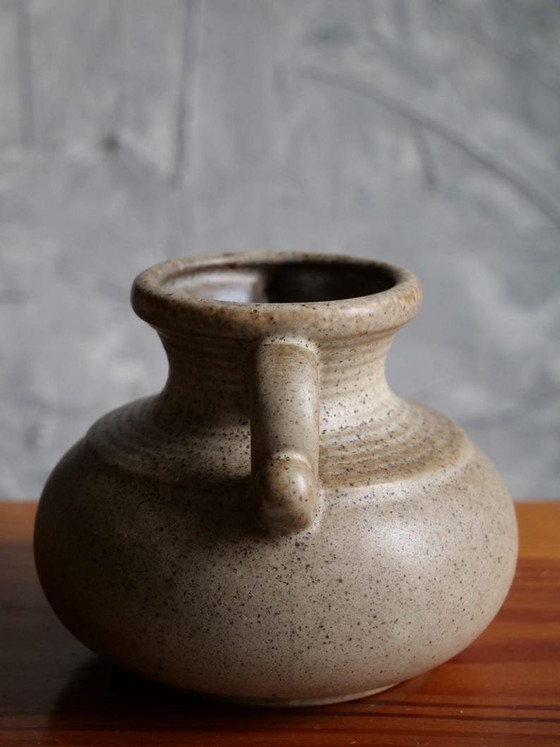 Image 1 of Vaso in ceramica di VEB Haldensleben 2978, vintage anni '70 Wabi-Sabi