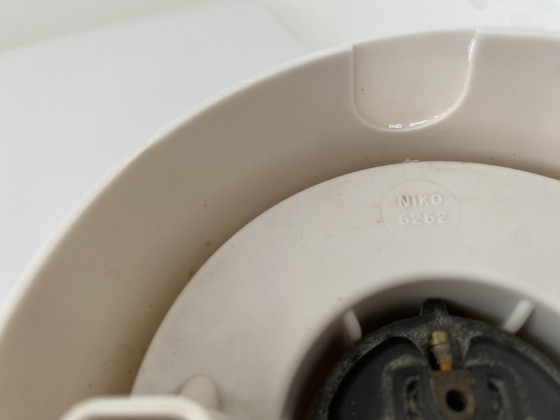 Image 1 of Minimalistische Opaline Plafondlamp Art Deco - Vintage, jaren 1930