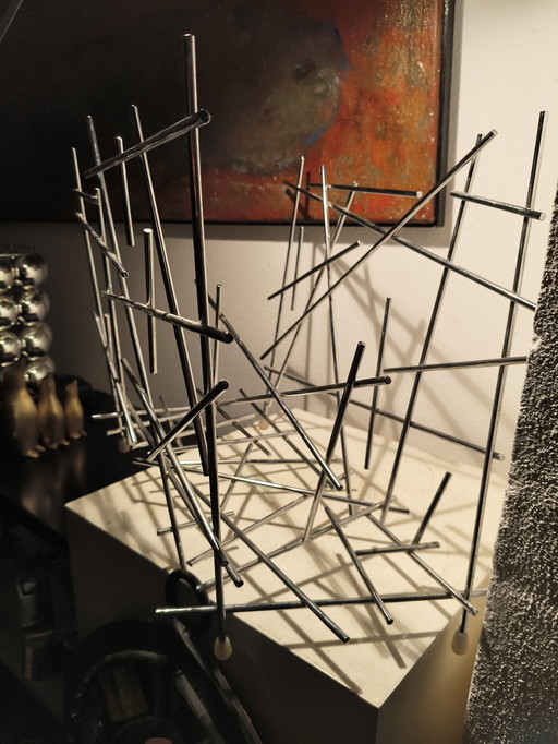 Portariviste Alessi Blow up Campana in acciaio inox dal design vintage